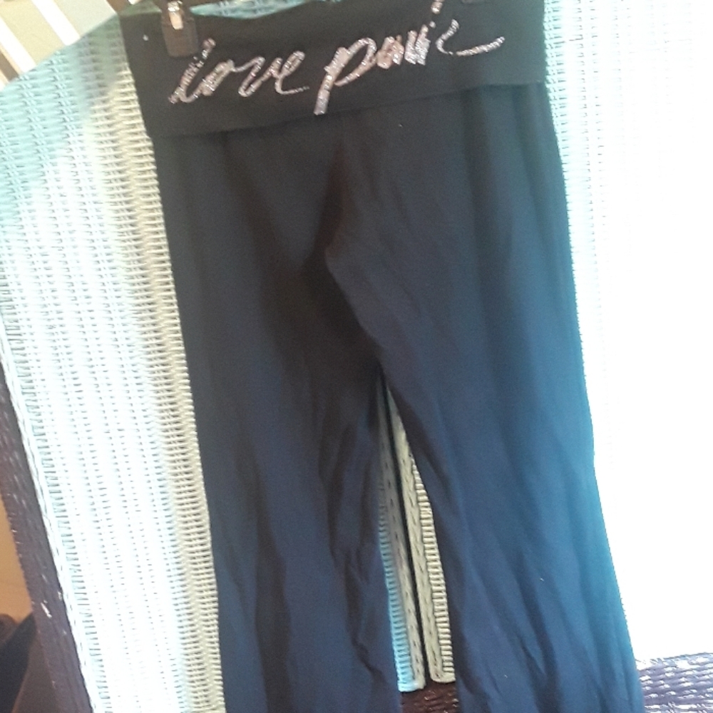 Pink yoga pants